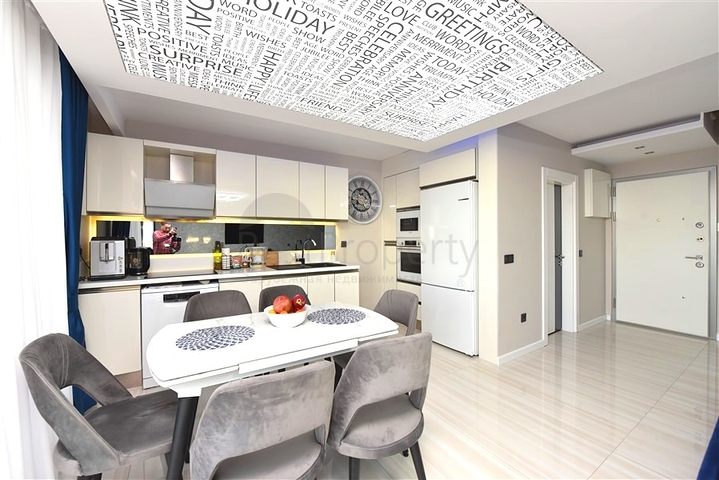 Пентхаус 2+1 с потрясающим видом в районе Каргыджак