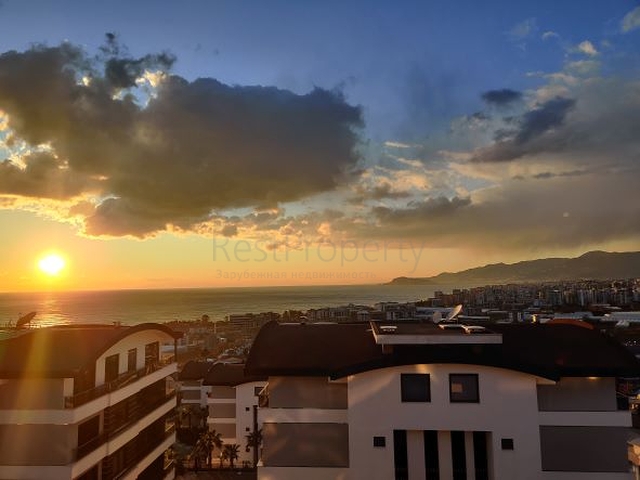 Пентхаус 2+1 с потрясающим видом в районе Каргыджак