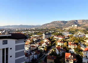 Пентхаус 2+1 с потрясающим видом в районе Каргыджак