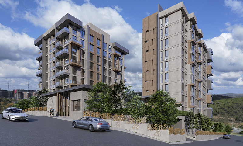 Проект семейной концепции с уникальным видом на лес