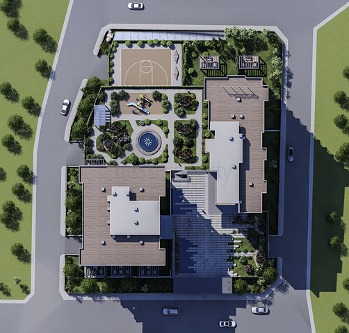 Проект семейной концепции с уникальным видом на лес