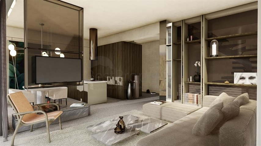 Премиальный комплекс у подножья крепости в Алании