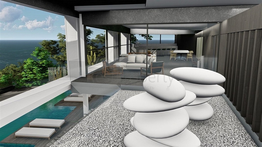 Премиальный комплекс у подножья крепости в Алании