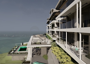 Премиальный комплекс у подножья крепости в Алании