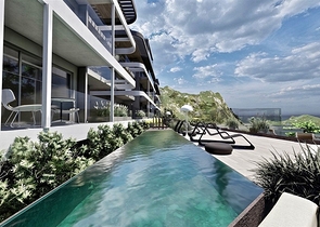 Премиальный комплекс у подножья крепости в Алании