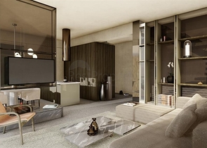 Премиальный комплекс у подножья крепости в Алании