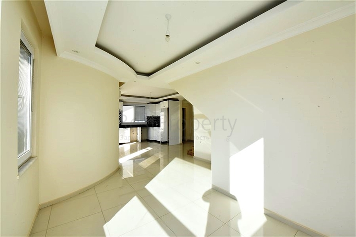 Квартира 2+1 с панорамным видом на море в районе пляжа Клеопатры