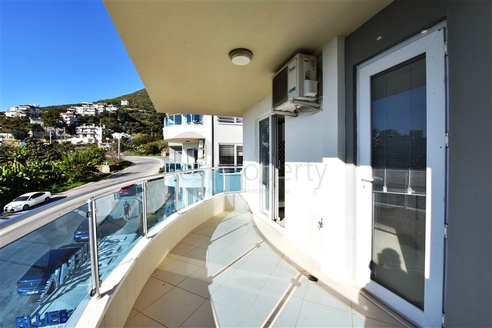 Квартира 2+1 с панорамным видом на море в районе пляжа Клеопатры