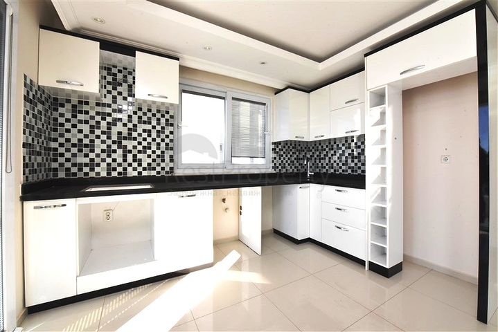 Квартира 2+1 с панорамным видом на море в районе пляжа Клеопатры