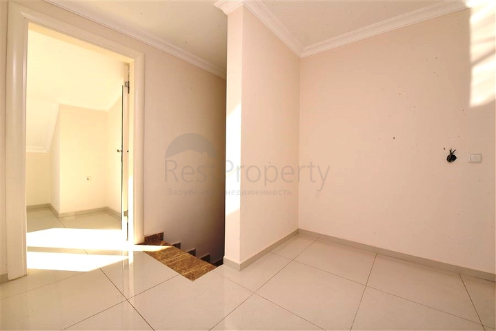 Квартира 2+1 с панорамным видом на море в районе пляжа Клеопатры