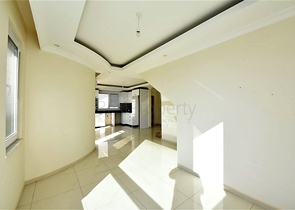 Квартира 2+1 с панорамным видом на море в районе пляжа Клеопатры