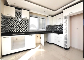 Квартира 2+1 с панорамным видом на море в районе пляжа Клеопатры