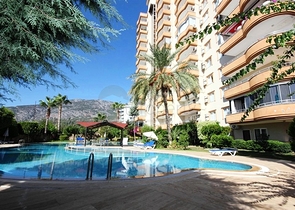 Апартаменты 2+1 с видом на море в Махмутларе