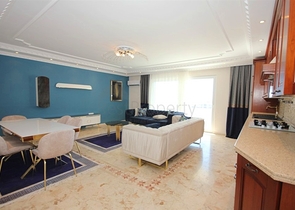 Апартаменты 2+1 с видом на море в Махмутларе