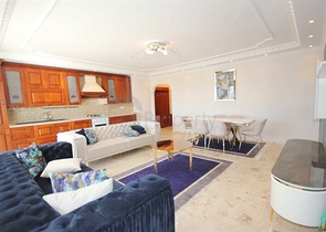 Апартаменты 2+1 с видом на море в Махмутларе