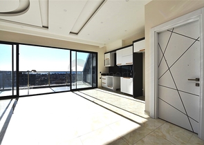 Пентхаус 2+1 с видом на море на Клеопатре