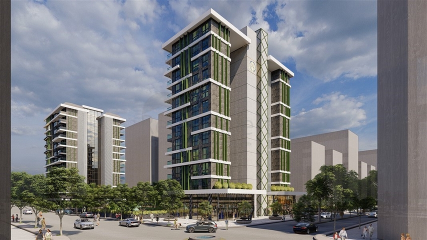 Квартира 1+1 на первой береговой линии в комплексе со всей инфраструктурой