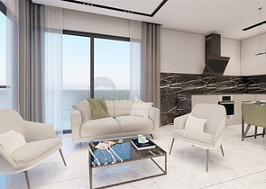 Квартира 1+1 на первой береговой линии в комплексе со всей инфраструктурой