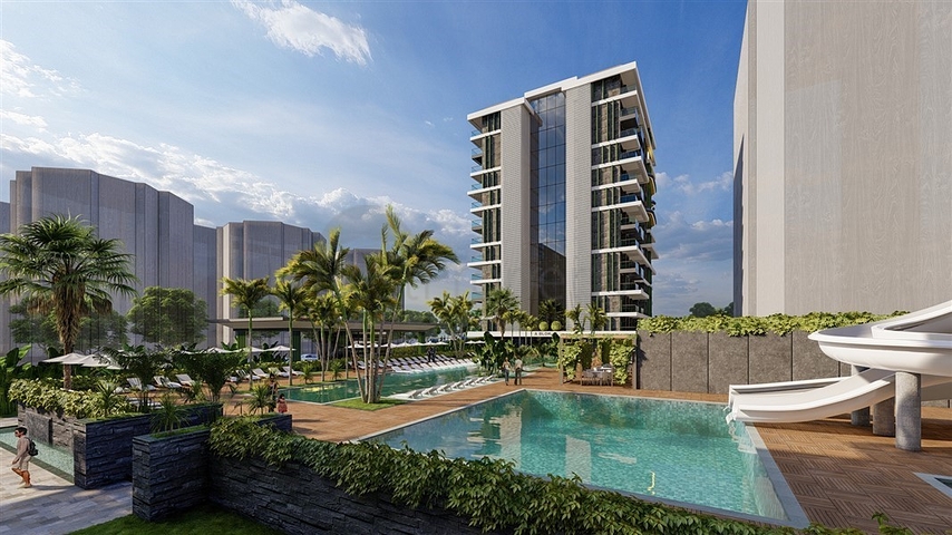 Премиальная квартира 1+1 в популярном районе Махмутлар