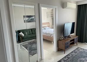 Готовая к проживанию квартира 1+1 с шикарным видом на море