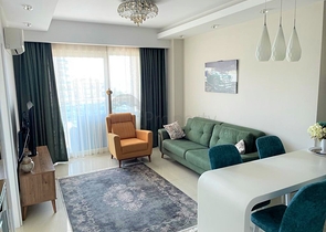 Готовая к проживанию квартира 1+1 с шикарным видом на море