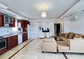 Квартира с видом на море в районе Тосмур