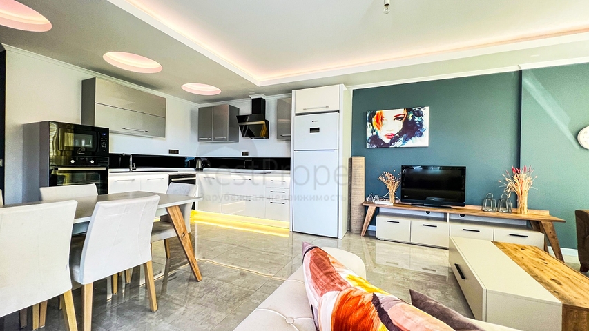 Линейная квартира 3+1 в престижном районе Оба