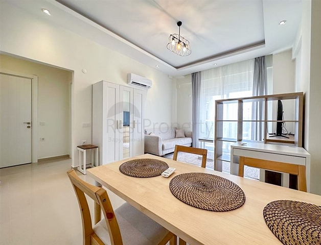 Готовая квартира 1+1 в районе Авсаллар