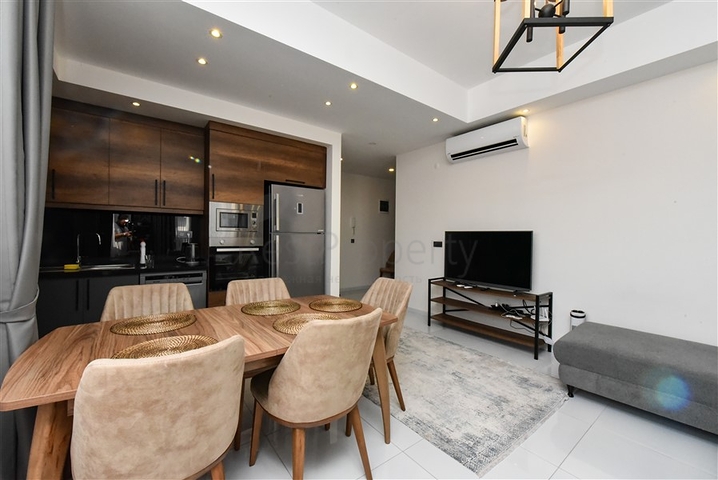 Большая квартира в аренду в комплексе с отельной инфраструктурой в районе Махмутлар! 