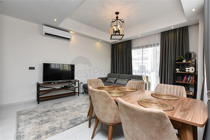 Большая квартира в аренду в комплексе с отельной инфраструктурой в районе Махмутлар! 