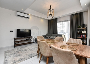 Большая квартира в аренду в комплексе с отельной инфраструктурой в районе Махмутлар! 