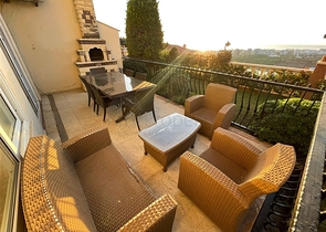 Вилла планировкой 3+1 в элитном районе Каргыджак с панорамным видом на море