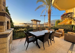 Вилла планировкой 3+1 в элитном районе Каргыджак с панорамным видом на море