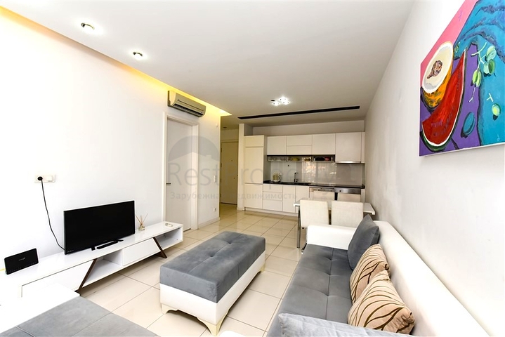 Квартира 1+1 популярном районе Оба в 100 метрах от моря