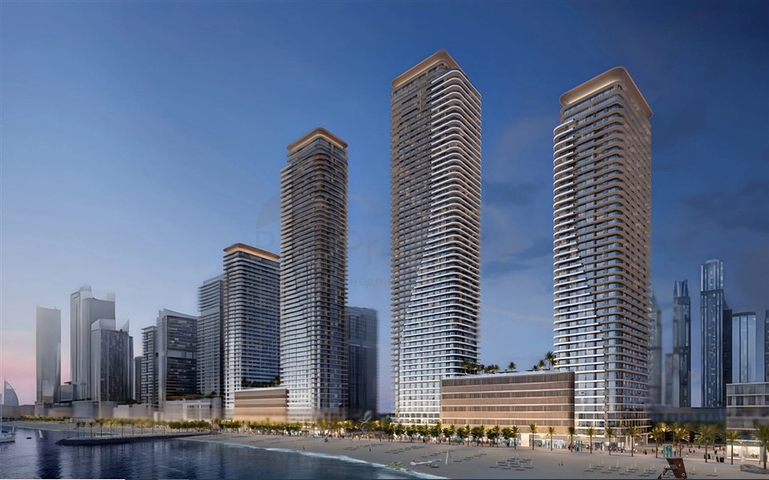 Новый комплекс на первой линии Персидского залива в районе Emaar Beachfront