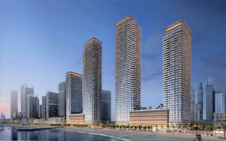 Новый комплекс на первой линии Персидского залива в районе Emaar Beachfront