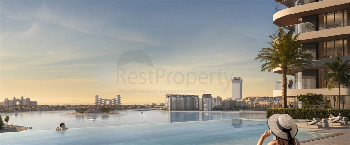 Новый комплекс на первой линии Персидского залива в районе Emaar Beachfront