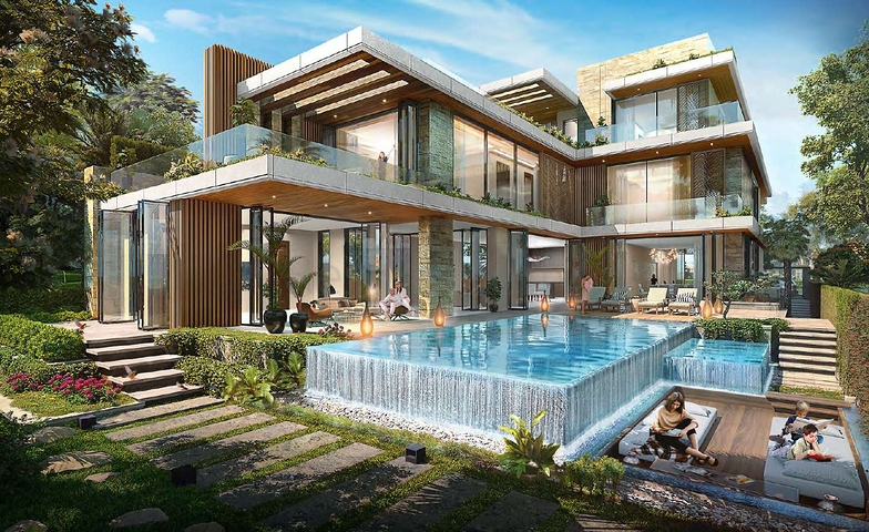 Шикарный комплекс вилл в районе Дамак Хилсс