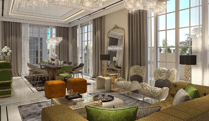 Шикарный комплекс вилл в районе Дамак Хилсс