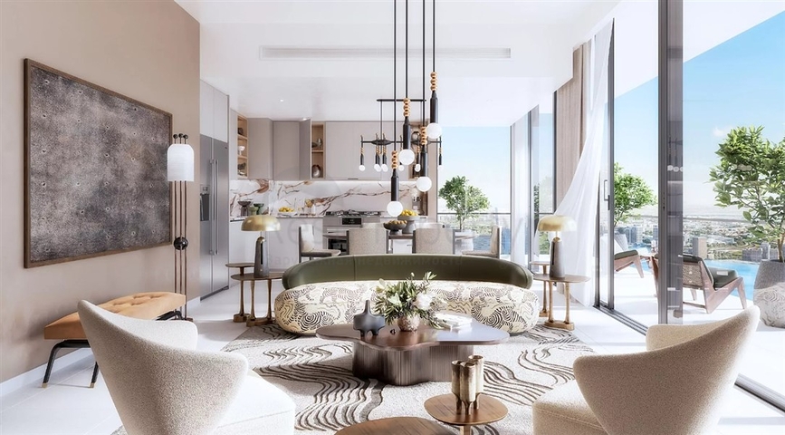 Новый жилой комплекс в популярном районе Дубай Крик Харбор