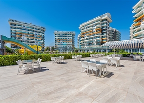 Студия в комплексе отельного типа в Авсалларе