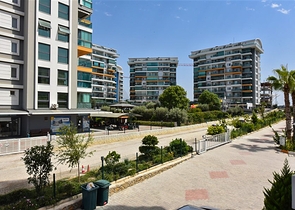 Студия в комплексе отельного типа в Авсалларе