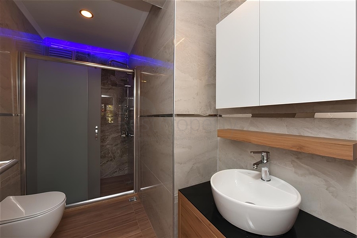 Просторная квартира центр Алании, пляж Клеопатр