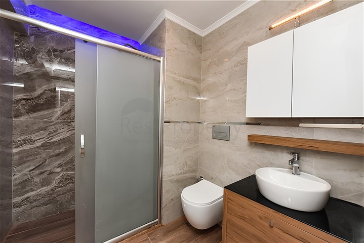 Просторная квартира центр Алании, пляж Клеопатр