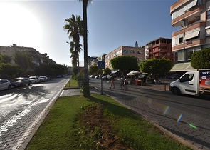 Просторная квартира центр Алании, пляж Клеопатр