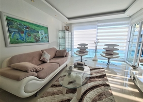 Меблированная квартира 2+1 с видом на море в Тосмуре