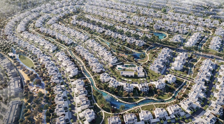 Роскошный комплекс вилл в районе Dubai Land 