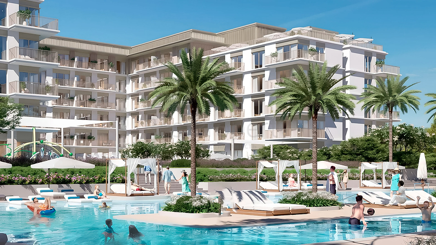 Новый жилой комплекс на первой береговой линии в Дубай