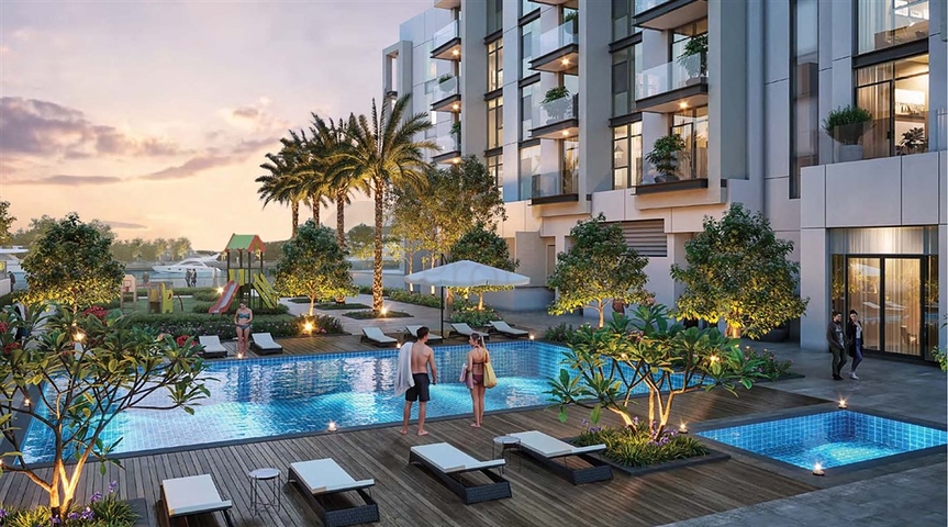 Элитный жилой проект в Dubai Water Canal в 5 мин от пляжа