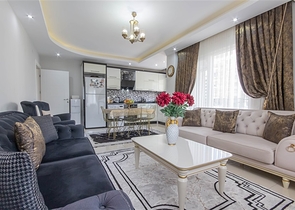 Просторная квартира планировкой 2+1 популярном районе Аланьи